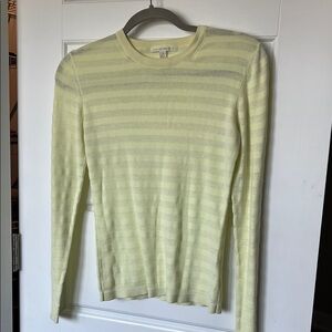 Striped Yellow Long Sleeve Sweater